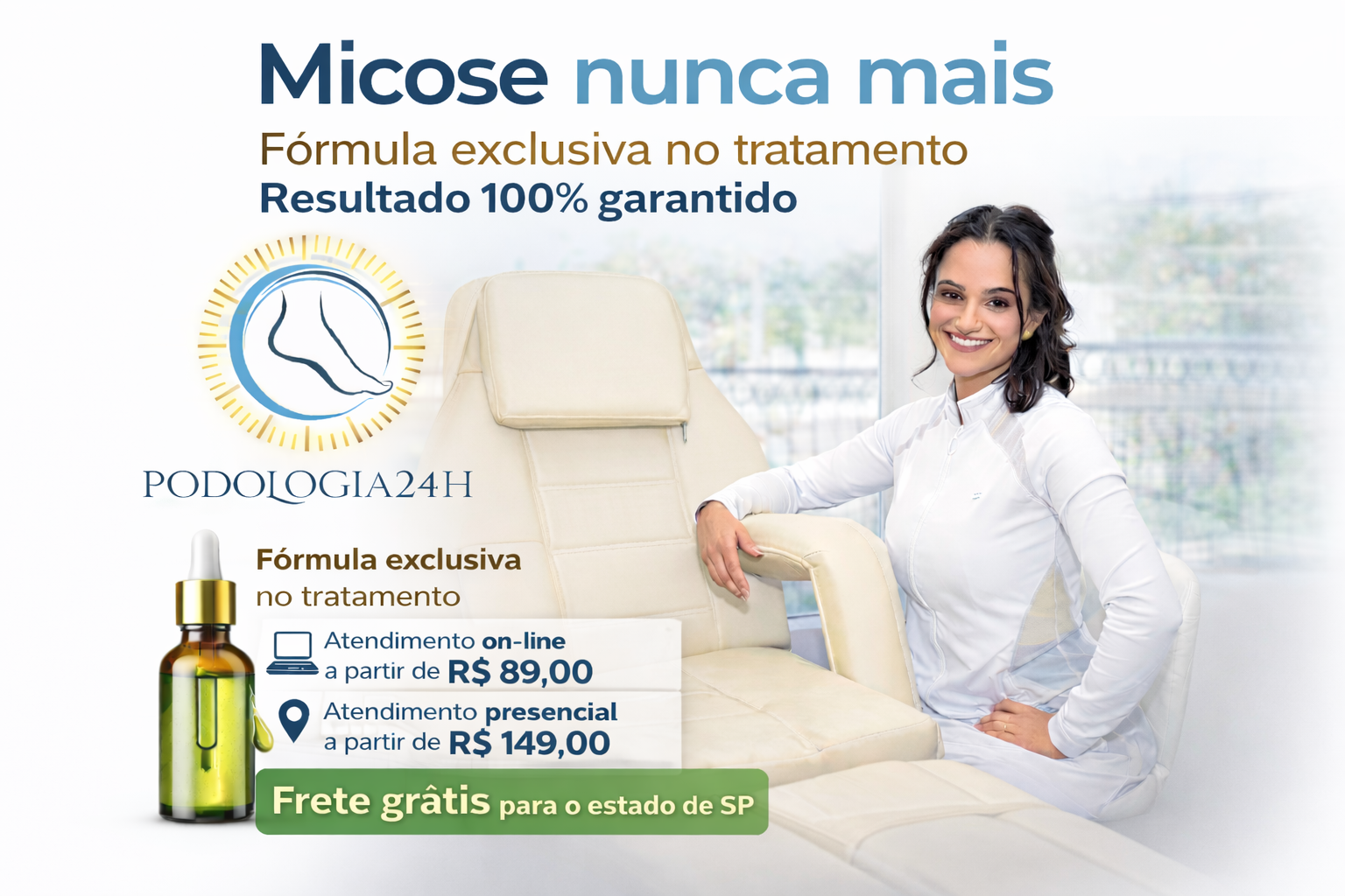 Tratamento para micose e fungos - Podologia 24H